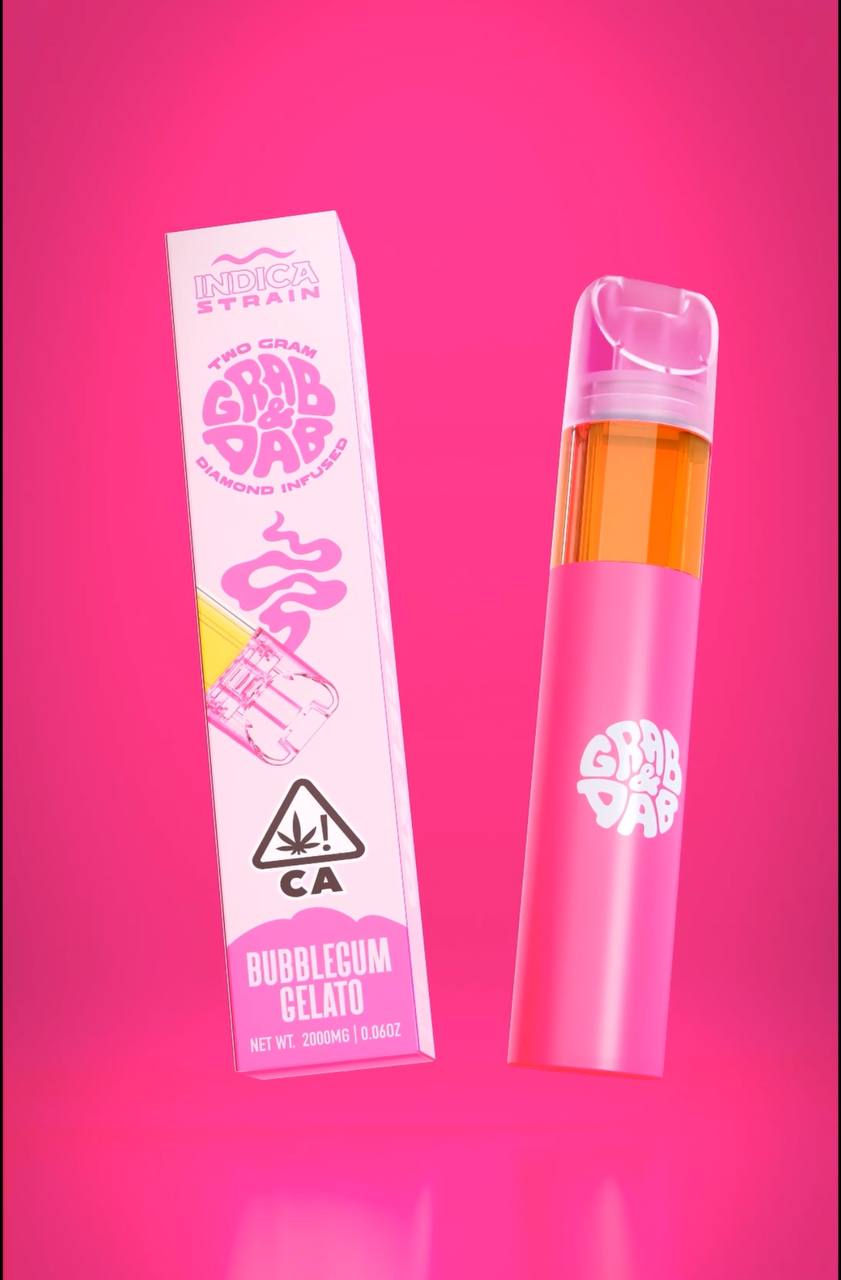 Grabndab Bubblegum gelato vape